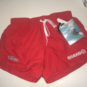 Watermen Red Guard shorts size small